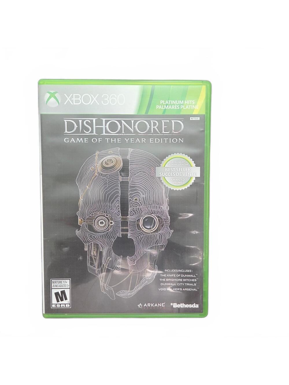 Xbox 360 Dishonored GOTY Edition